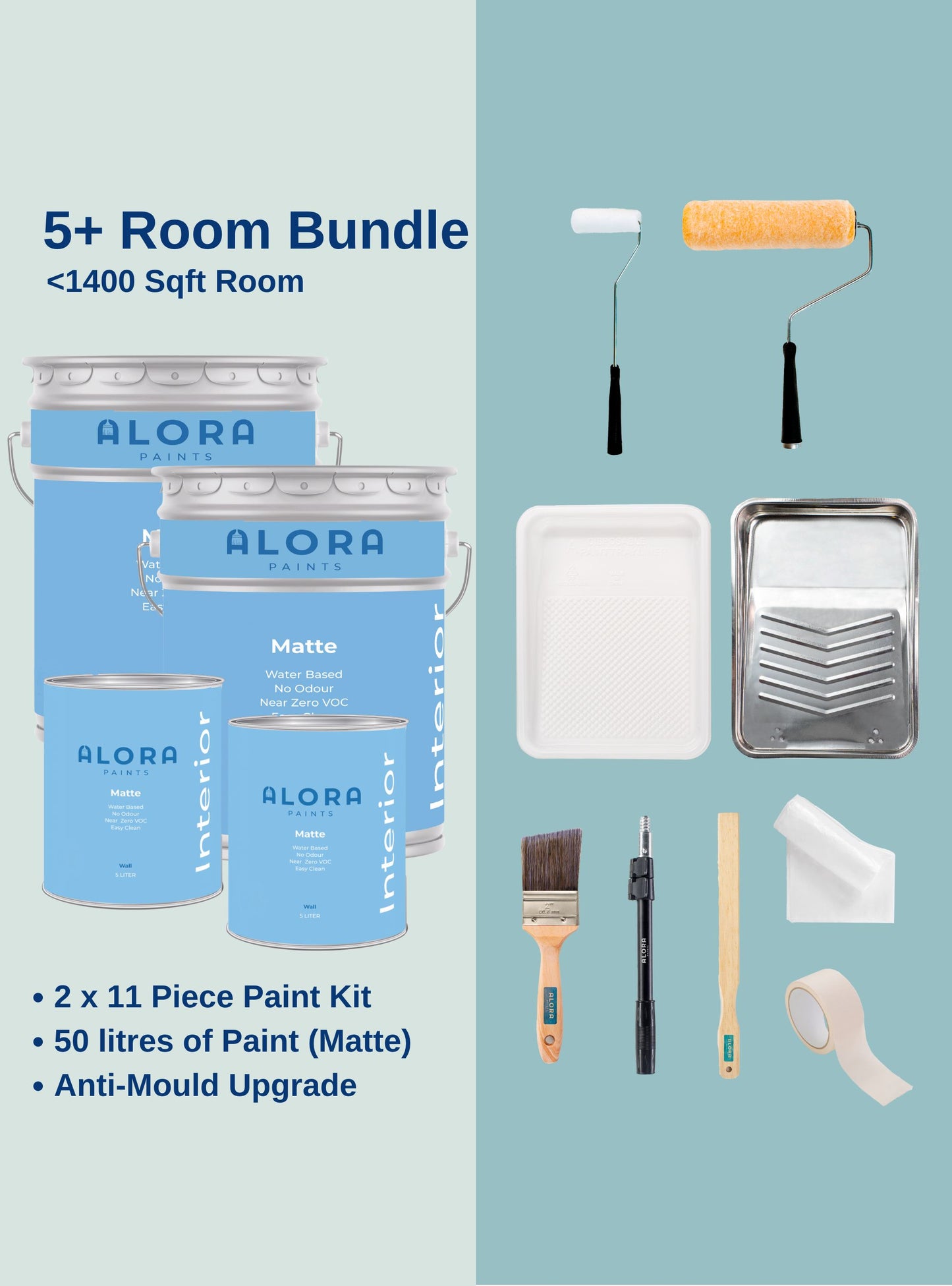 5+ Room Bundle (<1400 Sqft)